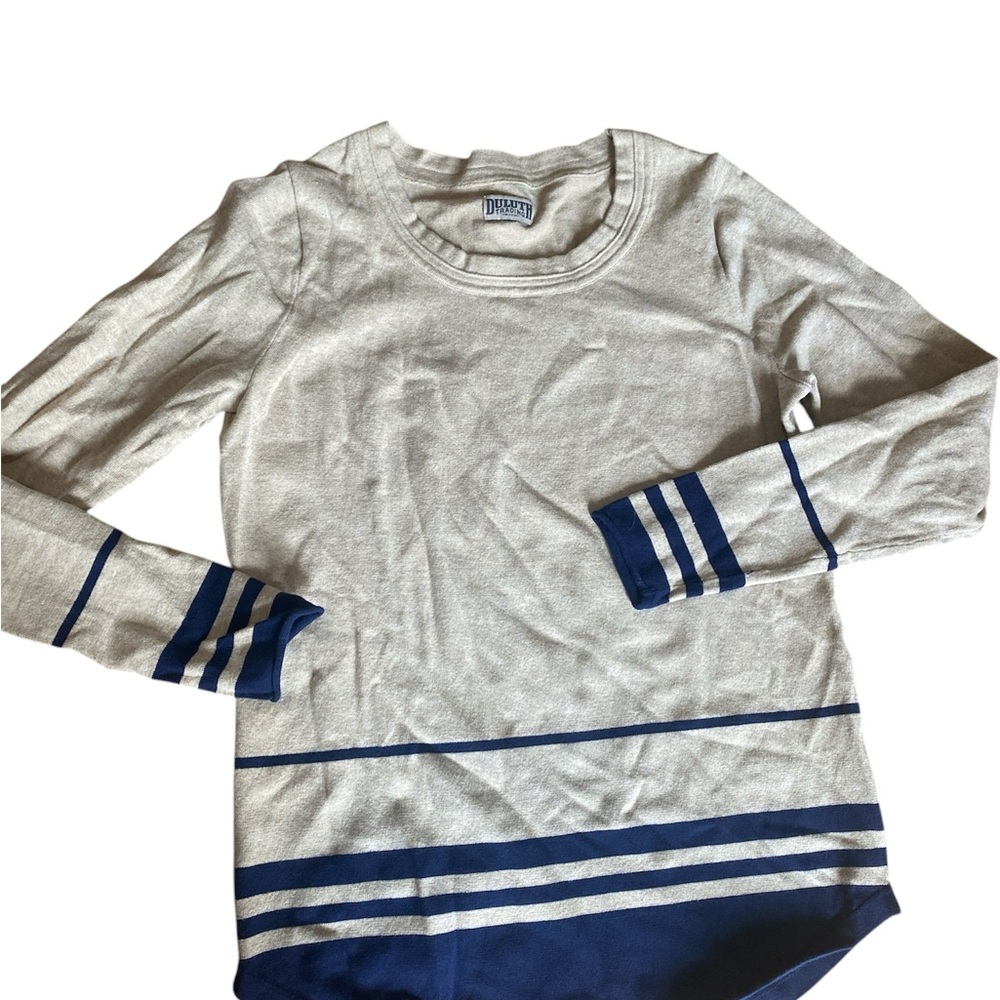 Gymboree Gray and Blue men’s  Long Sleeve Shirt
